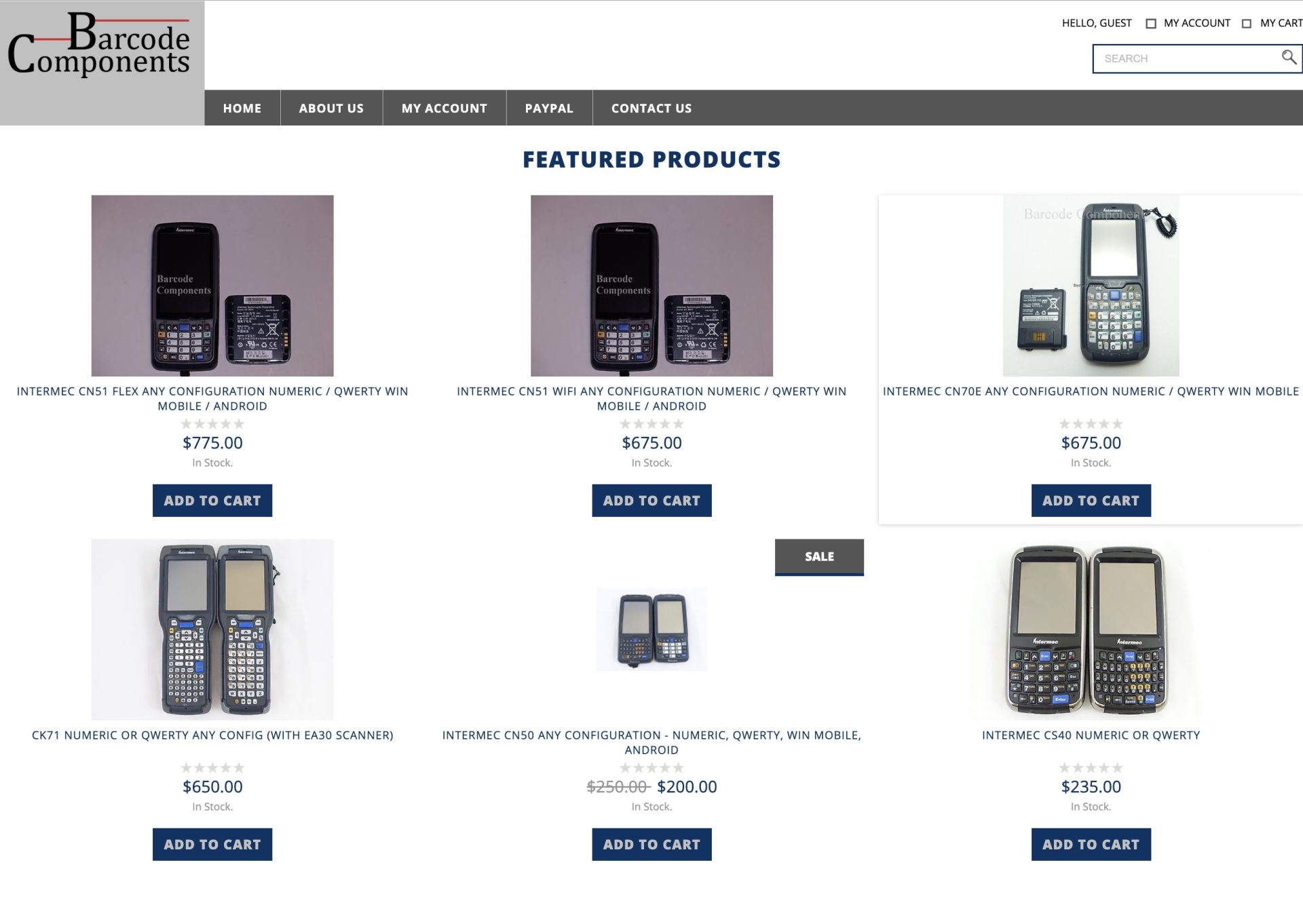 Barcode Components